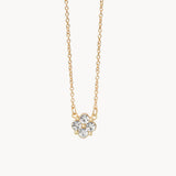 [Spartina] Sea La Vie Blessed Crystal Clover Necklace - The Pink Pineapple 850