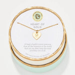 [Spartina] Sea La Vie Heart of Gold Necklace - The Pink Pineapple 850