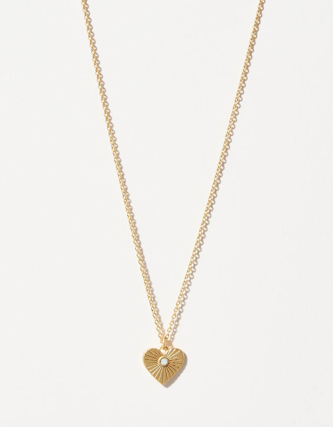 [Spartina] Sea La Vie Heart of Gold Necklace - The Pink Pineapple 850