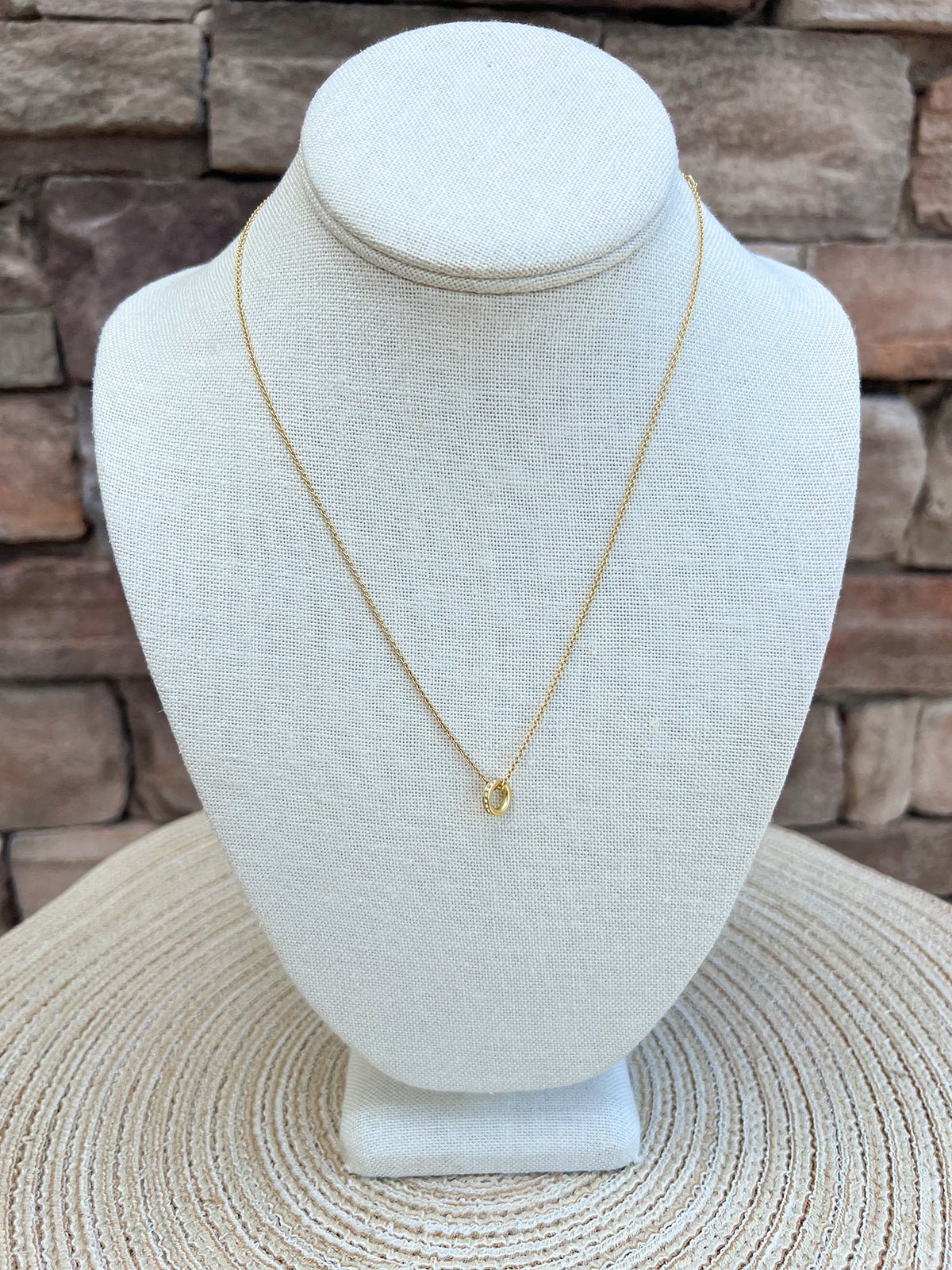 [Spartina] Sea La Vie Mom Ring Necklace - The Pink Pineapple 850