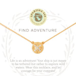 [Spartina] Sea La Vie Necklace Adventure/Compass - The Pink Pineapple 850