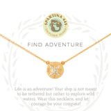 [Spartina] Sea La Vie Necklace Adventure/Compass - The Pink Pineapple 850