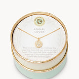 [Spartina] Sea La Vie Necklace Animal Lover/Paw - The Pink Pineapple 850