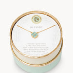 [Spartina] Sea La Vie Necklace Blessed Sea Foam Clover - The Pink Pineapple 850
