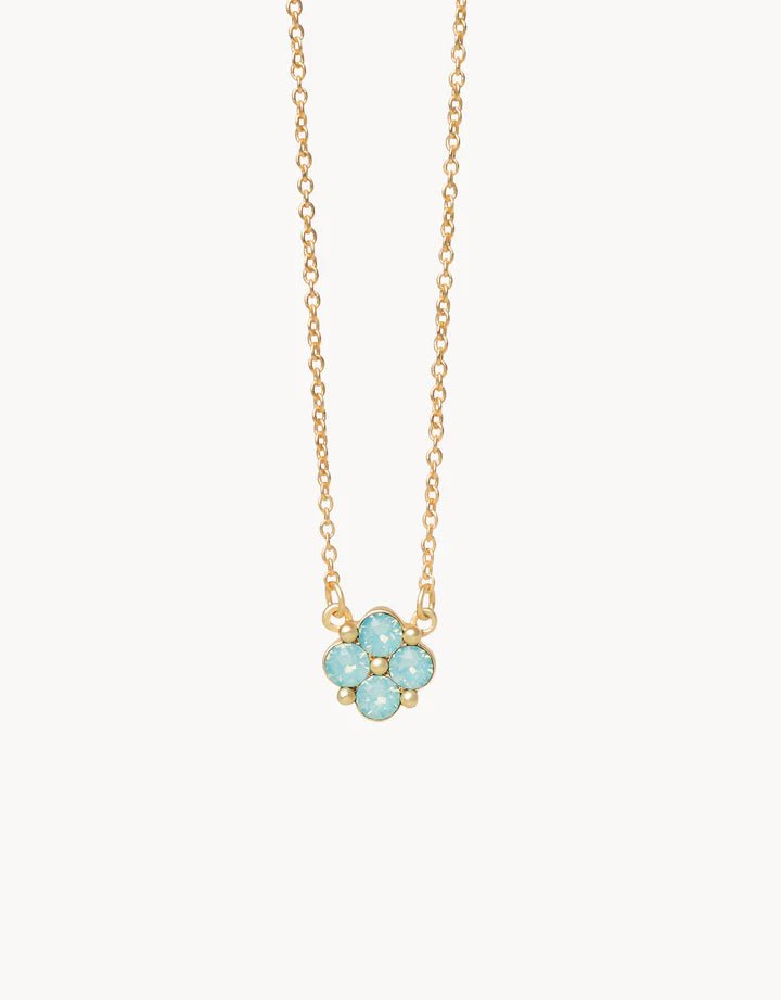 [Spartina] Sea La Vie Necklace Blessed Sea Foam Clover - The Pink Pineapple 850