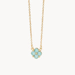 [Spartina] Sea La Vie Necklace Blessed Sea Foam Clover - The Pink Pineapple 850