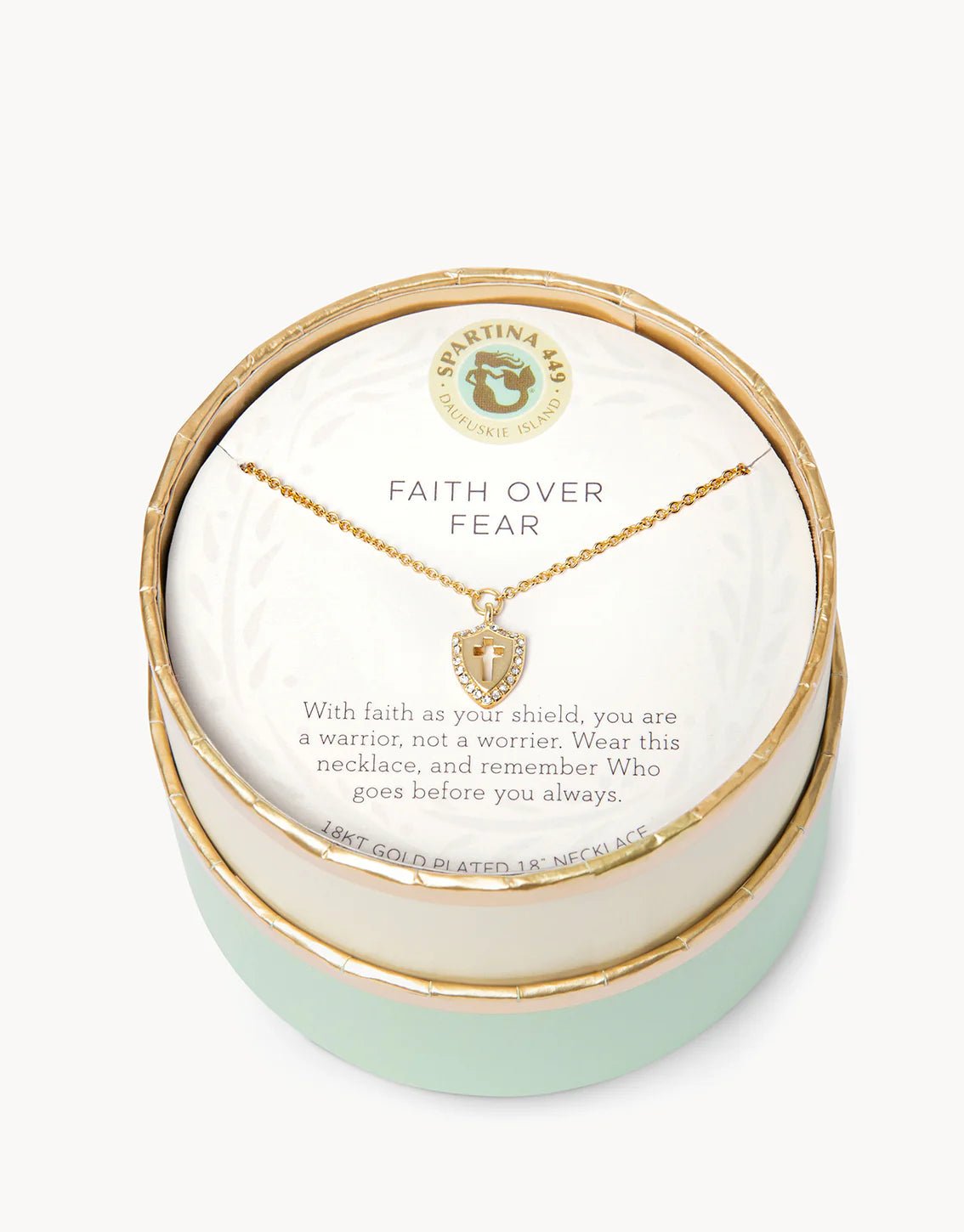 [Spartina] Sea La Vie Necklace – Faith Over Fear - The Pink Pineapple 850