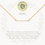 [Spartina] Sea La Vie Necklace – Hope Gem Bar - The Pink Pineapple 850