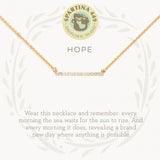 [Spartina] Sea La Vie Necklace – Hope Gem Bar - The Pink Pineapple 850