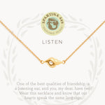 [Spartina] Sea La Vie Necklace – Listen Shell - The Pink Pineapple 850