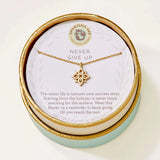 [Spartina] Sea La Vie Necklace – Never Give Up (Lotus) - The Pink Pineapple 850