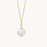 [Spartina] Sea La Vie Necklace Pearl Survivor/Coin - The Pink Pineapple 850