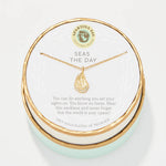 [Spartina] Sea La Vie Necklace – Seas the Day (Oyster) - The Pink Pineapple 850