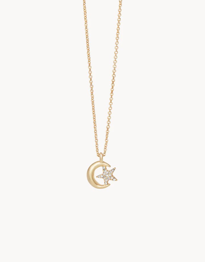 [Spartina] Sea La Vie Necklace Shooting Star/Moon Star - The Pink Pineapple 850