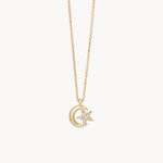 [Spartina] Sea La Vie Necklace Shooting Star/Moon Star - The Pink Pineapple 850