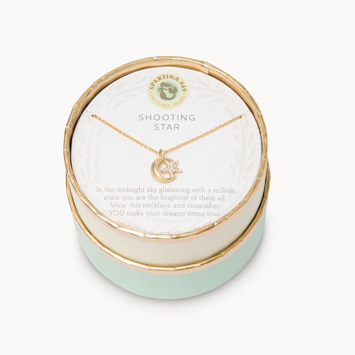 [Spartina] Sea La Vie Necklace Shooting Star/Moon Star - The Pink Pineapple 850