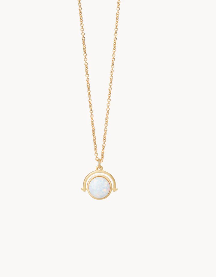 [Spartina] Sea La Vie Necklace To The Moon & Back Reversible - The Pink Pineapple 850