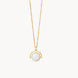 [Spartina] Sea La Vie Necklace To The Moon & Back Reversible - The Pink Pineapple 850