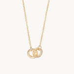[Spartina] Sea La Vie Necklace – Unbreakable Double Rings - The Pink Pineapple 850