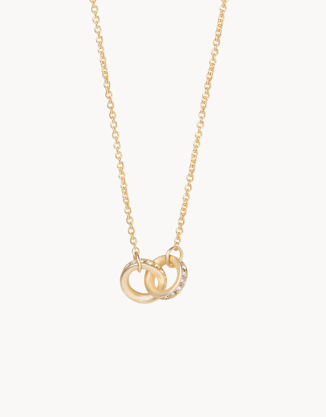 [Spartina] Sea La Vie Necklace – Unbreakable Double Rings - The Pink Pineapple 850