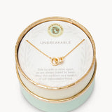[Spartina] Sea La Vie Necklace – Unbreakable Double Rings - The Pink Pineapple 850