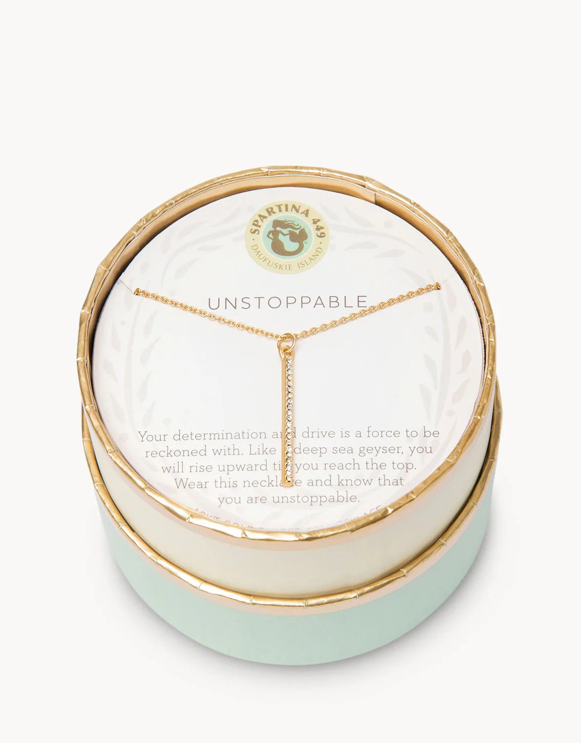 [Spartina] Sea La Vie Necklace – Unstoppable Vertical Bar - The Pink Pineapple 850