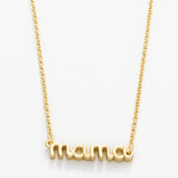 [Spartina] Sea La Vie Thanks Mama Script Necklace - The Pink Pineapple 850