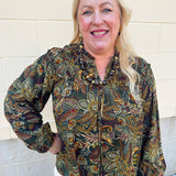 Spiced Botanical Blouse - The Pink Pineapple 850