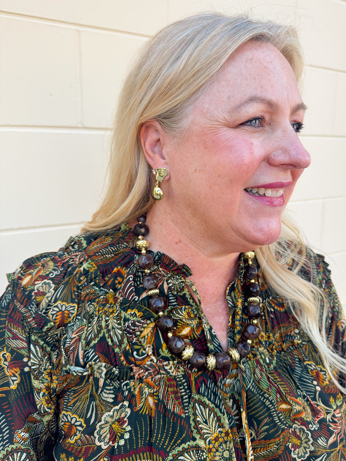 Spiced Botanical Blouse - The Pink Pineapple 850
