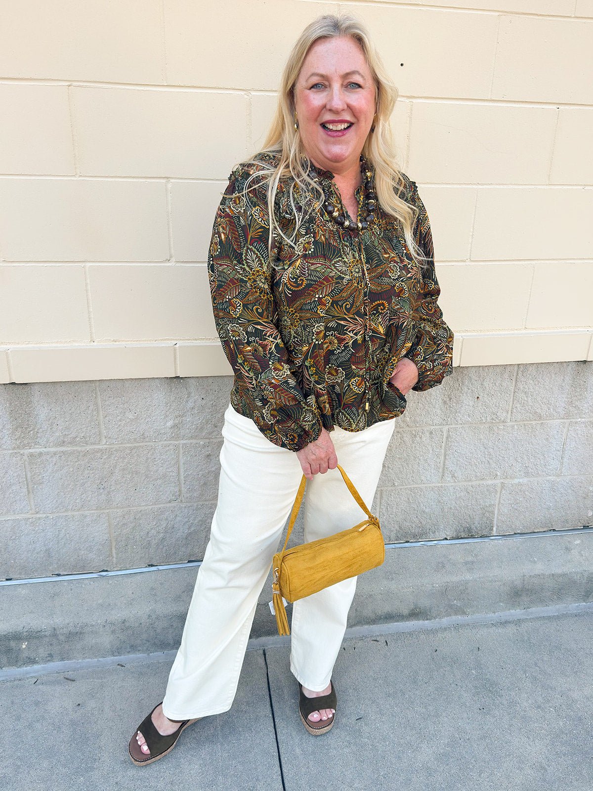 Spiced Botanical Blouse - The Pink Pineapple 850