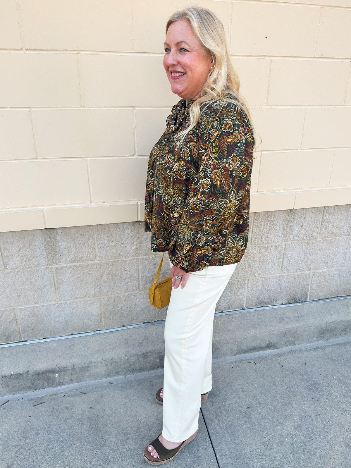 Spiced Botanical Blouse - The Pink Pineapple 850
