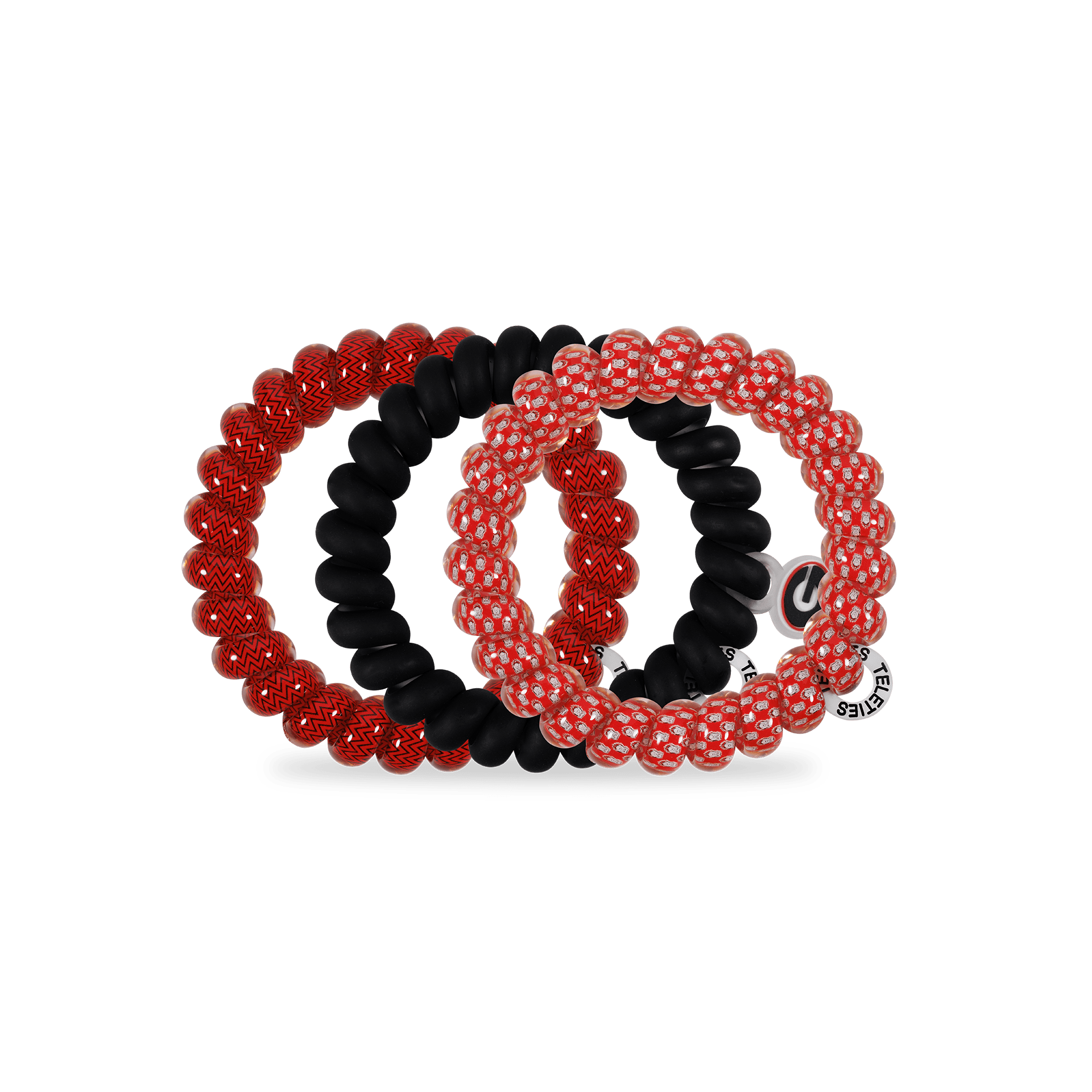Spiral Hair Coils | Large | Go Dawgs! Hair Ties - The Pink Pineapple 850