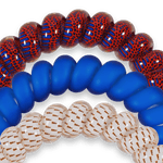 Spiral Hair Coils | Large | Go Gators! Hair Ties - The Pink Pineapple 850