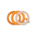 Spiral Hair Coils | Large | Go Vols! Hair Ties - The Pink Pineapple 850