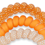 Spiral Hair Coils | Large | Go Vols! Hair Ties - The Pink Pineapple 850