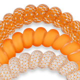 Spiral Hair Coils | Large | Go Vols! Hair Ties - The Pink Pineapple 850