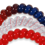 Spiral Hair Coils | Large | Hotty Toddy! Hair Ties - The Pink Pineapple 850