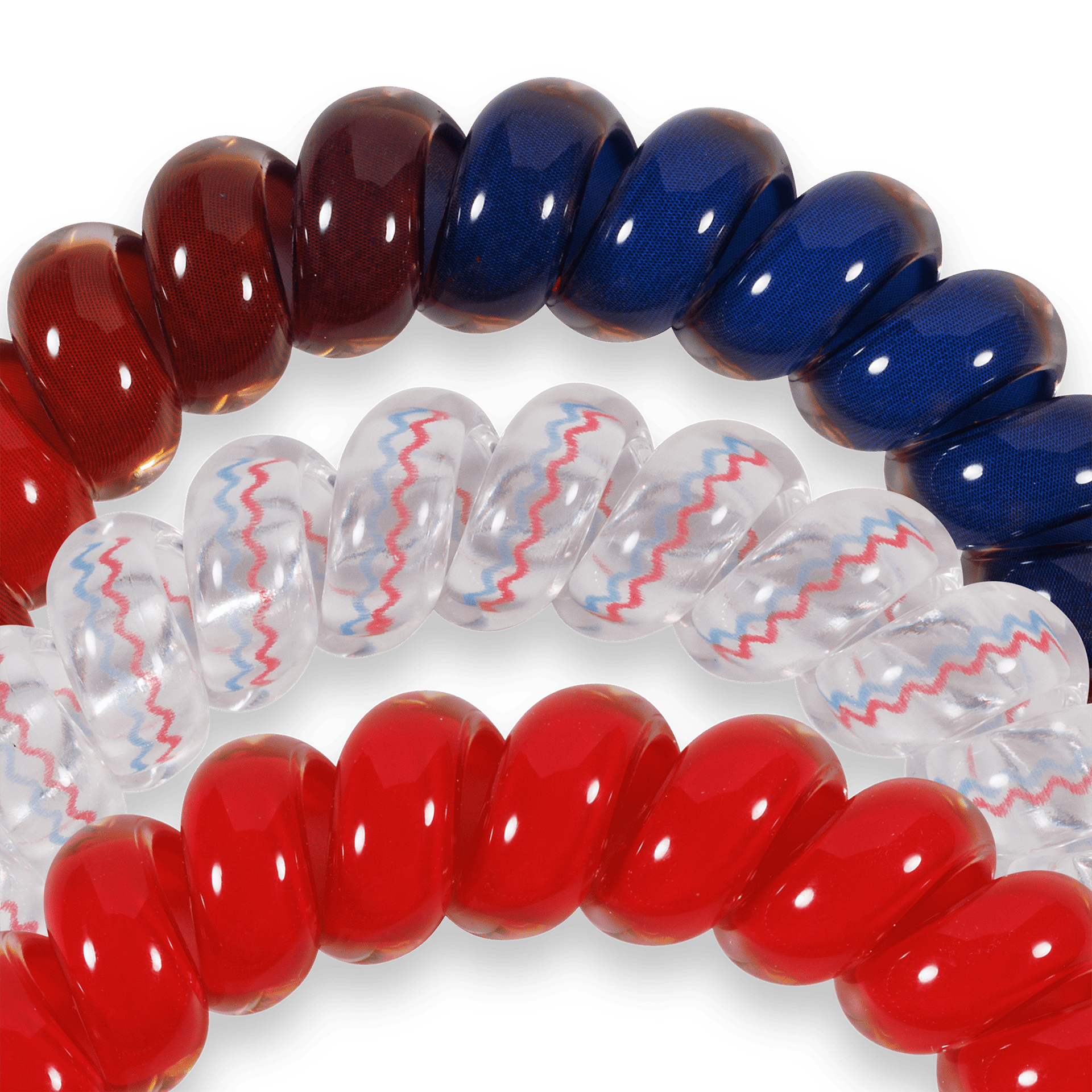 Spiral Hair Coils | Large | Hotty Toddy! Hair Ties - The Pink Pineapple 850