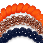 Spiral Hair Coils | Large | War Eagle! Hair Ties - The Pink Pineapple 850