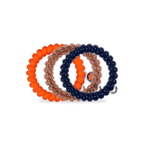 Spiral Hair Coils | Large | War Eagle! Hair Ties - The Pink Pineapple 850