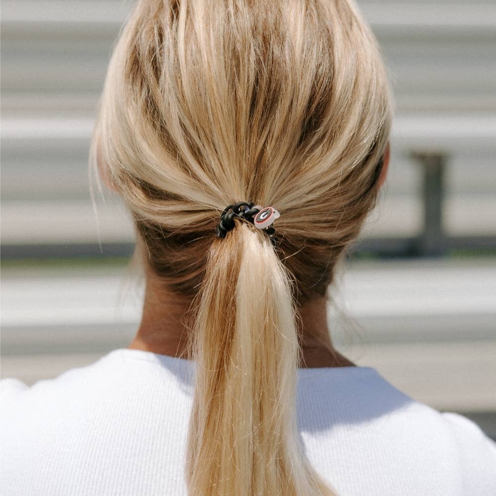 Spiral Hair Coils | Small | Go Dawgs! Hair Ties - The Pink Pineapple 850