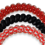Spiral Hair Coils | Small | Go Dawgs! Hair Ties - The Pink Pineapple 850