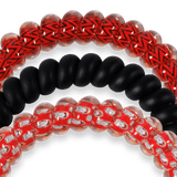 Spiral Hair Coils | Small | Go Dawgs! Hair Ties - The Pink Pineapple 850