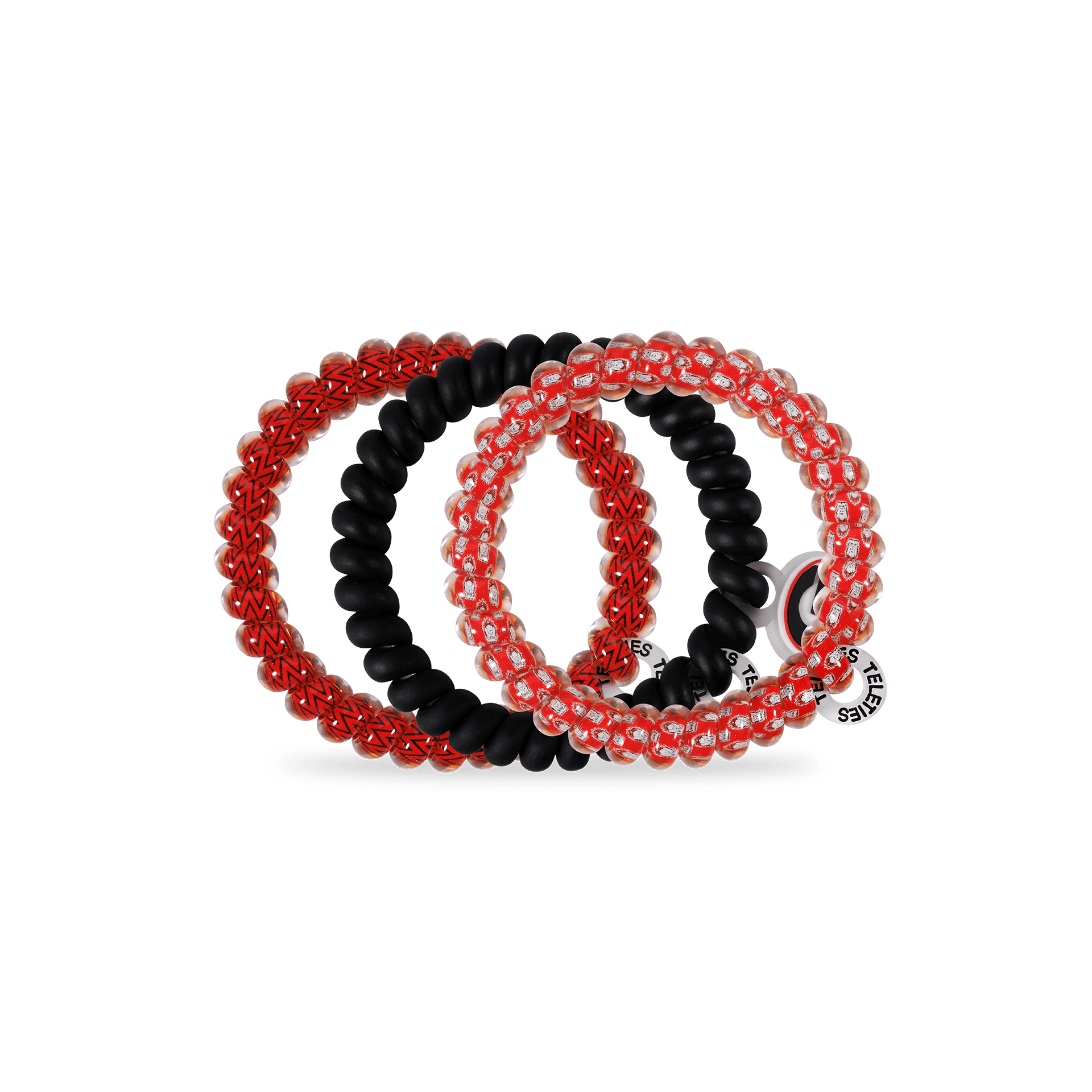 Spiral Hair Coils | Small | Go Dawgs! Hair Ties - The Pink Pineapple 850