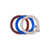 Spiral Hair Coils | Small | Go Gators! Hair Ties - The Pink Pineapple 850