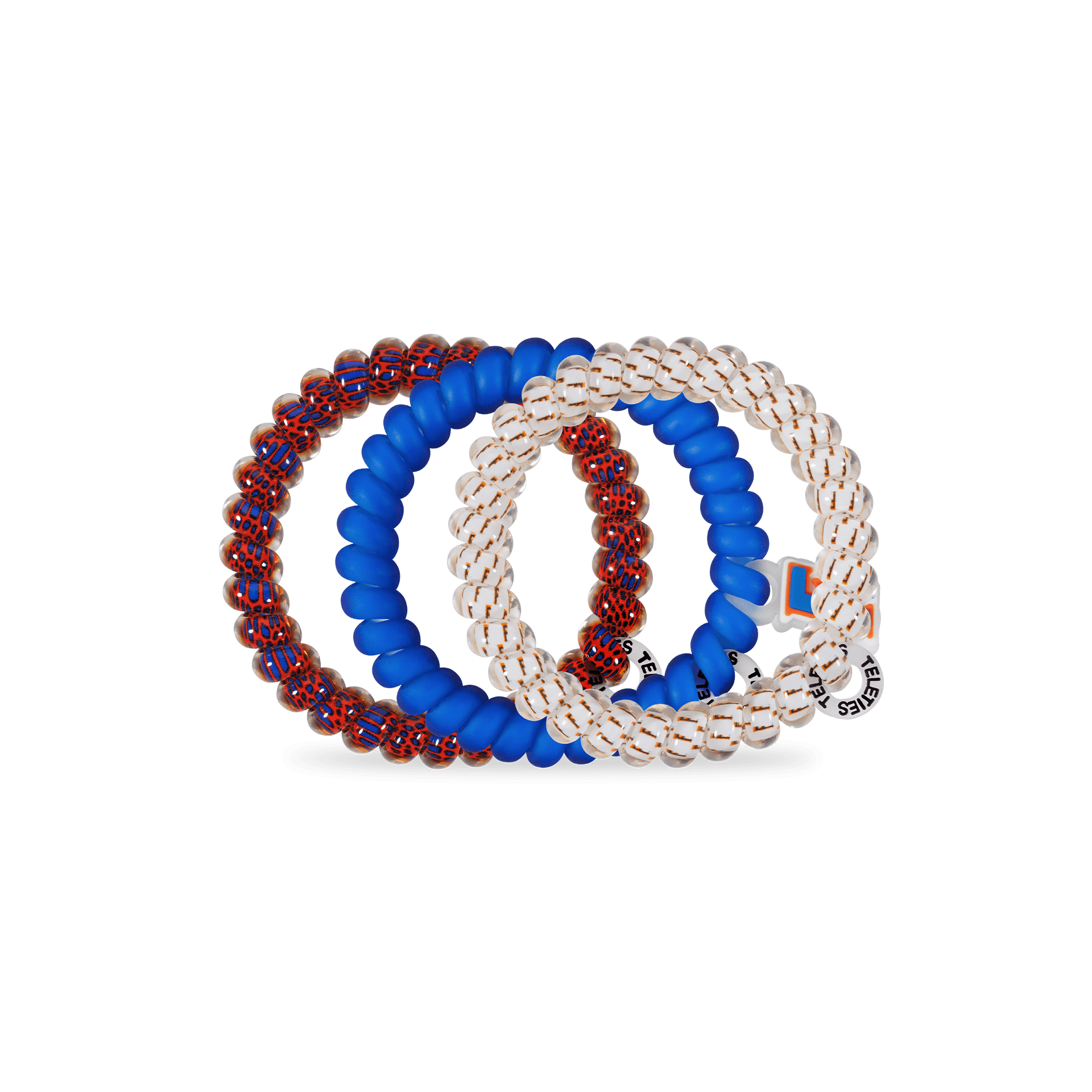 Spiral Hair Coils | Small | Go Gators! Hair Ties - The Pink Pineapple 850