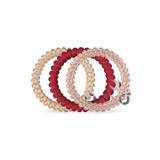 Spiral Hair Coils | Small | Go Noles! Hair Ties - The Pink Pineapple 850