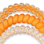 Spiral Hair Coils | Small | Go Vols! Hair Ties - The Pink Pineapple 850