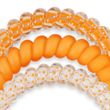 Spiral Hair Coils | Small | Go Vols! Hair Ties - The Pink Pineapple 850