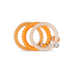 Spiral Hair Coils | Small | Go Vols! Hair Ties - The Pink Pineapple 850